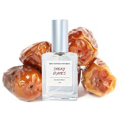 Sticky Dates is a sweet blend of honeyed dates with the rich, velvety embrace of caramel syrup, vanilla extract and molasses. Inspired By: Lush's Sticky Dates Overall Scent : Sweet Size: 15ml/ 0.5oz Parfum Ingredients: Perfumers alcohol and phthalate free fragrance. -Do not use if you are pregnant as this MAY contain essential oils. Note: Color of perfume liquid may vary depending on the fragrance used. -Please make sure that you are not allergic to any of the ingredients listed in this product Sticky Dates, Perfume Wishlist, Handmade Perfume, Gift Ideas Handmade, Sweet Perfume, Amazon Decor, Caramel Syrup