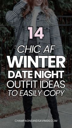 Date Night Ideas Outfits Winter, Chicago Dinner Outfit Winter, New York Winter Outfit Night Out, Trendy Night Out Outfits Winter, Casual Winter Night Outfit, Cute Date Night Winter Outfits, Movie Date Night Outfit Winter, Pencil Skirt Date Night Outfit, Chilly Dinner Outfit