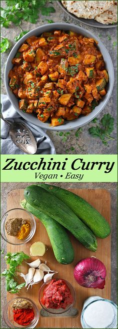 zucchini curry is an easy and healthy side dish