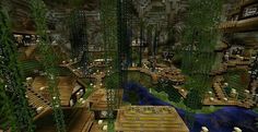 Underground City Minecraft, Lush Cave, City Minecraft, Underground City, Minecraft Things, All Minecraft, Diy Minecraft, Minecraft Videos