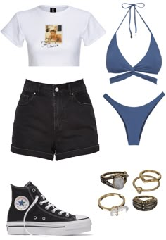 Outerbanks Girl Outfits, Pogue Outfits, Pogue Life Outfits, Outer Banks Outfits, Swimsuit Styles, Aesthetic Summer Outfits, Summer Outfits Ideas, Swimsuits Outfits, Outfit Inspo Summer