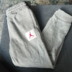 Brand New With Tags Jordan Sweatpants, Red Joggers, Black Sweatpants, Grey Sweatpants, Fleece Sweatpants, Matching Jordans, Red Pants, Tomboy Style Outfits, Tomboy Fashion