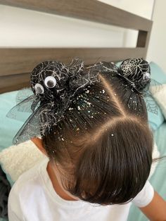 Toddler Halloween Hairstyles Girl, Toddler Halloween Hairstyles, Halloween Hair Styles For Girls Kids, Girls Halloween Hairstyles, Toddler Halloween Hair, Halloween Hair For Kids, Kids Halloween Hair, Kids Halloween Hairstyles, Halloween Hair Kids