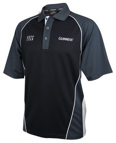 PRICES MAY VARY. DESIGN MEETS PERFORMANCE | Made from 100% polyester, this Guinness Golf Polo is made from breathable, moisture management fabric. This shirt is perfect whether your going out for a round of golf or meeting a few friends, do it in comfort and in style! TRUE GUINNESS STYLE | There's almost nothing better than the Guinness Signature Performance Golf Shirt. This shirt comes with three color tone panels with subtle white piping trim for a clean, modern look. Branded Guinness buttons Alcohol Beverages, Sports Polo Shirts, Uniform Design, White Paneling, Color Tone, Golf Shirt, Guinness, Golf Polo