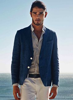 just standing there European Mens Fashion, Smart Chic, Marlon Teixeira, Blazer Bleu, Sea Sand, Mens Fashion Smart, Suit Men, Sport Chic