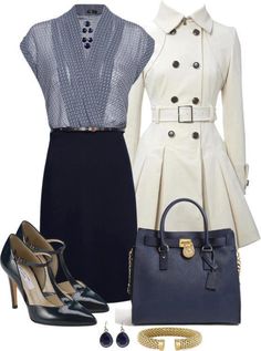 Smart Casuals, Fashionable Work Outfit, Chic Clothing, Soft Classic, Winter Outfits For Work, Work Wardrobe, Beauty Hair, Handbags Michael Kors