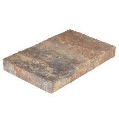 a square stone block on a white background