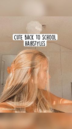 College Girl Hairstyles, East Hair Styles, Cute Back To School Hairstyles, School Hairstyles For Teens, High School Hairstyles, Picture Day Hair, Preppy Hairstyles, Cute Natural Hairstyles, Hairstyle Examples