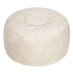 PRICES MAY VARY. About Filling: The poufs are shipped UNSTUFFED. You can use polyester or cotton fiber filling. Also you can recycle, reuse, and stuff it with old towels, poly fill, bubble pack, cotton batting, fabric remnants, towels, blankets, used clothes, cushion, pillow, etc. COMFORT and DURABILITY: Made with high quality Faux Leather. Each Leather pouf ottoman dimension is approximately 21.7” dia and 13.7” high and the perfect size for your home! Thgonwid pouf is designed to hold 220 lbs. Batting Fabric, Ottoman Seat, Moroccan Ottoman, Leather Pouf Ottoman, Stool Ottoman, Bubble Pack, Old Towels, Leather Pouf, Ottoman Footstool