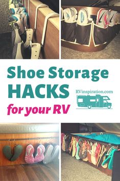 shoe storage hacks for your rv