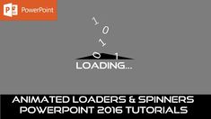 an animated loader and spinners powerpoint 2016 tutor for powerpoint 2010 - loading