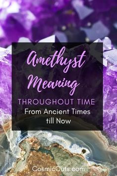 It should be fairly obvious that we LOVE Amethyst! Besides the powerful healing abilities of this wondrous stone, the history of Amethyst meaning is pretty magical too. Learn about its expansive presence and the meaning of Amethyst throughout the ages right here! #amethystmeaning #meaningofamethyst #historyofamethyst #amethysthistory https://cosmiccuts.com/blogs/healing-stones-blog/amethyst-meaning Healing Abilities, Spiritual Symbols