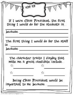 Class President lesson--great for teaching about the Presidential Election! Student Council Speech, 3rd Grade Social Studies, Student Government, Bad Kitty, Designing Home, Social Studies Elementary, Home Design Inspiration