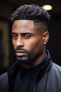 The Mid Skin Fade is a trendy and balanced haircut that strikes a perfect harmony between longer hair on top and a clean taper on the sides and back. This fade haircut features a mid-level fade, creating a seamless blend that enhances the overall texture and volume of the hairstyle. The Mid Skin Fade is favored by men who seek a stylish and balanced look that offers both sophistication and edginess. This haircut allows for various styling options, making it suitable for any occasion, whether it’s a day at the office or a night out with friends. The Mid Skin Fade pairs well with a range of hairstyles, including quiffs, pompadours, and slicked-back looks. Fade Black Men, Starting Dreads, Mid Skin Fade, Black Men Haircut, High Skin Fade, Low Skin Fade, Men's Short Hair, Long Hair On Top, Skin Fade