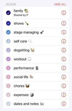 an iphone screenshot showing the different types of people's jobs and their roles