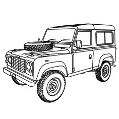 Land Rover Defender t-shirt design Land Rover Defender Tattoo, Land Rover Defender Drawing, Land Rover Drawing, Defender Drawing, Defender Car, Land Rover 88, Linocut Ideas, Land Rover Car, Portraits Art