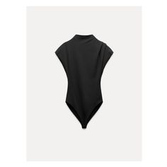 Sleeveless mock neck bodysuit. Pleats at shoulders. Bottom snap button closure. Fitted Black Bodysuit By Zara, Zara Black Fitted Bodysuit, Zara Bodysuit With Lined Body, Zara Fitted Long Sleeve Bodysuit, Zara Black One-piece Swimwear, Zara Bodysuit, Sleeveless Mock Neck, High Neck Bodysuit, Joggers Shoes