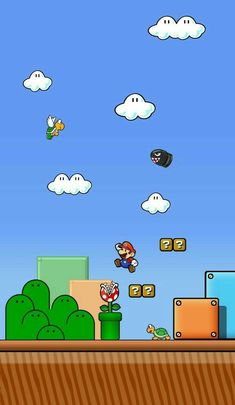 super mario run on the nintendo wii is shown in this screenshot from the game