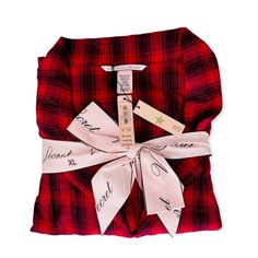 Victoria Secret Victoria Secret The Flannel Pajama Set Red Black Plaid Pjs Set Size Xl New - See All Photos. This Item Comes From A Pet Friendly Home. One Cat And One Dog. Color In Pictures Can Vary Slightly Due To Lighting And Computer Screens. M0361 Red Sleepwear For Fall, Red Fall Sleepwear, Winter Plaid Sleepwear, Plaid Winter Sleepwear, Plaid Sleepwear For Pajama Party In Fall, Victoria's Secret Red Sleepwear For Pajama Party, Red Victoria's Secret Sleepwear For Pajama Party, Victoria's Secret Long Sleeve Sleepwear For Overnight, Plaid Pjs