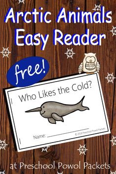 an arctic animals easy reader with the text free who likes the cold?