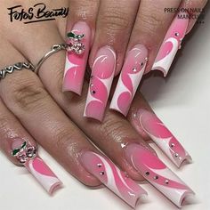 Click here to view more Fofosbeauty Press On Nails at lower price! Fofosbeauty--Press on nails 24 Pieces set 12 different sizes. Artificial nails design your own nails for weddings, parties, weekend dating, or special occasions. Acrylic nails art accessories design 24 pcs set full nail design fake nail tips with free nail glue sticker sheet and mini nail file. These tools can help you wear fake nails better, and the operation is easy and convenient for everyone. Clip-on nails have different size Fake Acrylic Nails, Fake Nails Long, Glitter Rosa, Heart Nail, Nagel Tips, Manicure Tips, Ballerina Nails, Nail Forms