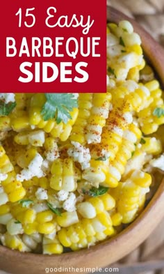 a bowl filled with grilled corn and garnished with cilantro