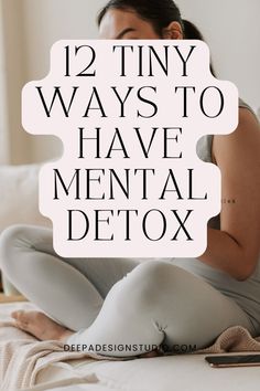 Want to cleanse your mind and feel relaxed again? Find out from this post 12 tiny ways to have mental detox. How to gain mental clarity challenge for adults. These self care tips have helped me to reset my mind. Now you too can detox mentally and physically with these tips and ideas. self love. mental detox. self care tips.  how to control your mind. how to get out of your head. how to recharge yourself with mental detox. emotional exhaustion and how to stop overthinking. How To Get A Better Mind Set, Ways To Destress Ideas, How To Refocus Your Mind, How To Mentally Reset, Mental Care Routine, Things To Do To Relax Your Mind, How To Feel Grounded, How To Become Less Stressed, How To Get Out Of A Mental Funk Fast