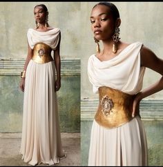 Roman Goddess Outfit, Ancient Greek Fashion Woman, Ancient Rome Inspired Fashion, Ancient Greek Outfit Women, Roman Fashion Modern, Ancient Egyptian Fashion Women, Ancient Greek Aesthetic Fashion, Ancient Grecian Fashion, Roman Inspired Dress