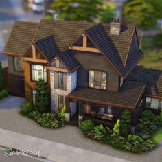 Craftsman Style Homes Sims 4, Sims Craftsman House, 1 Floor Sims 4 House, Sims 4 Houses Cabin, 4 Bedroom Sims 4 House Layout, Sims 4 Build Exterior, Sims 4 Modern Suburban House, Sims 4 Houses On Gallery, Sims 4 House Plans 4 Bedroom