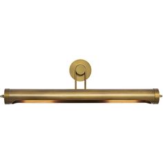 a brass finish bathroom light fixture