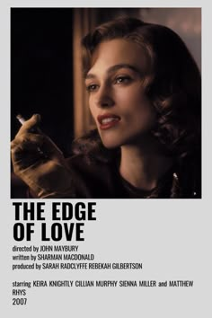 The Edge Of Love Movie, Edge Of Love Movie, Feel Good Movies To Watch, Love Polaroid, Edge Of Love, The Edge Of Love, Indie Movie Posters