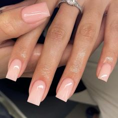 PRICES MAY VARY. 【🤗Daily Essential Nails Press on Colors】Available in more than 10 spring summer pure colors beautiful shades,these light pink square fake nails is a super great neutral that works with tons of different skin tones.You will definitely enjoy your DIY salon perfect press on nails manicure at home. 【🤗Professional Glue on Nails Square】Xcreando is committed to producing upgrade medium nails designed to mani-lovers.The formula of our medium gel short nails is long-lasting and water-p Square Tip Pink Nails, Acrylic Nail Solid Color Ideas, Classic Light Pink Nails, Extra Small Acrylic Nails, Builder Gel Nails Square, No Color Acrylic Nails, Acrylic Nails For Tan Skin, Med Coffin Shape Nails, Natural Pink Acrylic Nails Short Square