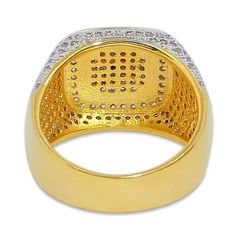 OUR ICEY SQUARE RING IS THE ELEMENT YOU NEED TO AFFIRM YOUR STYLE. WITH A BRILLIANT APPEARANCE IT WILL MAKE YOU A TRUE RAPPER, IMPOSING RESPECT AND STYLE. 14K Gold Plated: 5x PVD Plating & VVS CZ Stones PREMIUM Quality: Handcrafted Piece No form of discomfort on your skin Clean Iced Out details Weight: 15gr FREE STANDARD SHIPPING Iced Out Gold Rings For Gift, Gold Iced Out Diamond Ring As A Gift, Gold Iced Out Diamond Ring Gift, Gold Rectangular Diamond Ring, Gold Square-cut Diamond Ring, Elegant Gold Iced Out Diamond Ring, Rectangular Gold Diamond Ring, Gold Diamond Ring With Iced Out Detail, Gold Iced Out Diamond Ring