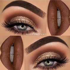 @makeupthang #mua #makeup #lips #eyebrows #eyelashes Trucco Smokey Eye, Matte Make Up, Brown Lips, Makeup Lips, Brown Lipstick, Pinterest Makeup, Mua Makeup, Smokey Eyes