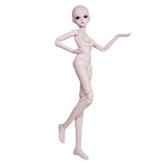 a white female mannequin standing with her arms outstretched