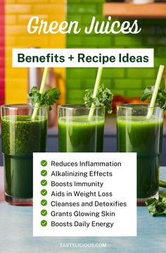 green juice recipe ideas health benefits of green juices green juice drinks ideas juice cleanse ingredients 3 day juice cleanse diet green juice recipes for weight loss detox juice cleanse colon cleanse recipe smoothie fat burning Juice Cleanse Diet, Green Juice Benefits, Green Juice Recipe, Juice Benefits, Green Juices, Colon Cleanse Recipe, Autoimmune Diet, Colon Health