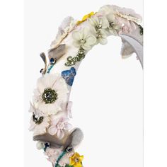 [vc_row][vc_column width=”1/3″][vc_column_text text_larger=”no”]Jennifer Behr   For the Meadow Headband, we saw our bestselling padded headband shape as a blank canvas for a romantic mixed-media floral arrangement. We were inspired by wildflower meadows, using embroidery, beading, and three-dimensional silk chiffon flowers to create a delicately embellished headband. This headband instantly makes a look feel special, day or night, and we also love it for a bridal look. [/ Designer Headbands, Designer Hair Accessories, Luxury Hair Accessories, Handmade Scrunchie, Padded Headband, Pad Design, Chiffon Flowers, Floral Applique, Flower Headband