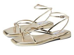 Steve Madden Agree Sandal | Zappos.com Butterfly Heels, Purple Flats, Steve Madden Sandals, Prom Heels, Gold Sandals, Swag Shoes, Crazy Shoes, Ankle Straps, Shoe Game