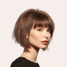 Diagonal Bangs, Layered Short Shag, Shaggy Haircuts For Fine Hair, Fine Hair Bangs, Layered Shag, Short Shaggy Haircuts, Layered Short, Baby Bangs, Short Shag Hairstyles