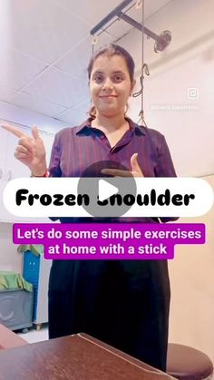 Dr. Ankita Bhagat (PT) on Instagram: "Frozen shoulder 
#rehabilitation #exercise #physio #patient #frozenshoulder #👍 #😎" Frozen Shoulder, Frozen, Instagram