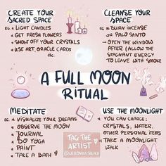 Moon Spells, Magia Das Ervas, Moon Ritual, New Moon Rituals, Full Moon Ritual, Magick Spells, Wiccan Witch, Witch Spell Book, Witchcraft For Beginners