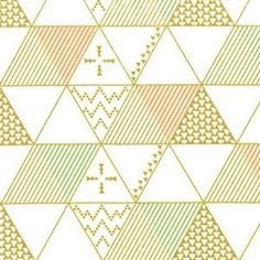 a pattern with triangles and arrows on it