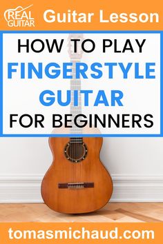 How To Play Fingerstyle Guitar For Beginners First Guitar Lesson, Guitar Notebook