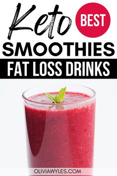 Low Carb Smoothie Recipes, Keto Breakfast Smoothie, Keto Smoothie, Keto Smoothie Recipes, Low Carb Low Fat Recipes, Carb Foods, Keto Drink, Egg Muffins, Tater Tots