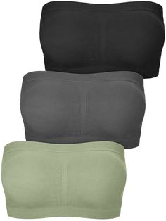 PRICES MAY VARY. Material: made of fabric, this breathable, comfortable and lightweight material is for many times wearing, seamless bandeau bra has removable pads that is soft and works well in providing protection Basic and easy matching: several colors for your choice, soft bra is always the basic style for daily wearing, its simple color can match with clothes well; Warm note: please allow slight size errors due to manual measurement. Size for choosing: S, M, L, XL, XXL, XXXL size for you, w Bare Shoulder Dress, Tube Top Bra, Date Fits, Compression Bra, White Bandeau, Strapless Bralette, Black Bandeau, Top Bra, Lace Bandeau