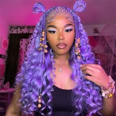 Item: Allove Hair Light Lavender Wig Straight/Body Wave 13x4 Glueless Wear to Go HD Lace WigsHair Material: 100% Virgin Human Hair, 10A Grade, No Really Shedding, No Tangle, No Bad Smell.Hair Color: Light Lavender (Different light, may have a little chromatic aberration)Wig Density: 150% /180% DensityHair Length: 16 inch - 30 inch are availableTexture: Straight/Body wave Hair, Natural Hairline, Soft, Comb Easily, Can Re-style and Color well.Lace Net: 13*4 InchPack: 1 Piece SHIPPING & RETURNS& SE Lavender Wig, Wave Light, Hd Lace Wigs, Hair Light, Wig Straight, Lavender Hair, Pretty Braided Hairstyles, Pretty Hair Color, Light Lavender