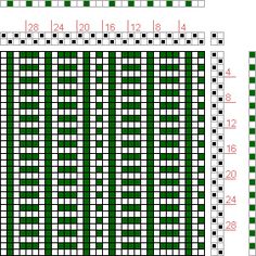 a cross stitch pattern with green and black squares on the bottom, one is half - square