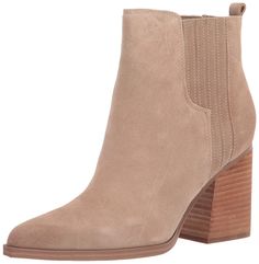 PRICES MAY VARY. The Matter by Marc Fisher is a versatile stacked-heel bootie that combines a classic Western silhouette with the gored details of a Chelsea boot, so it's easier to pull on and take off. Pointed Toe Slip on Closure Nashville Winter, Western Silhouette, Marc Fisher Boots, Born Shoes, Spring Vibes, Marc Fisher, Fall Shoes, Clothing Essentials, Womens Ankle Boots