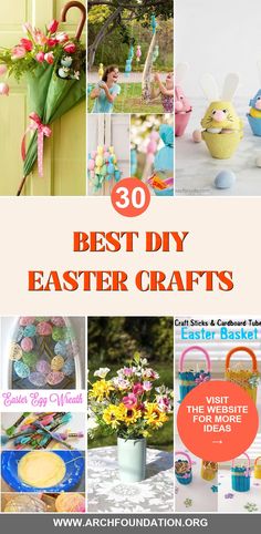 the best diy easter crafts for kids and adults to make in their own home