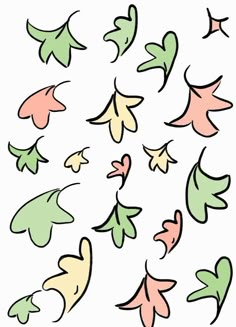 an image of leaves flying in the air